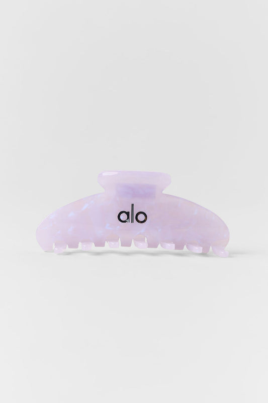 90's Claw Clip - Light Provence Blue Marble