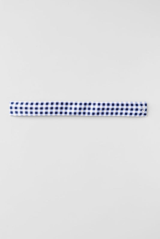 Gingham Airlift So Smooth Headband - Navy Gingham
