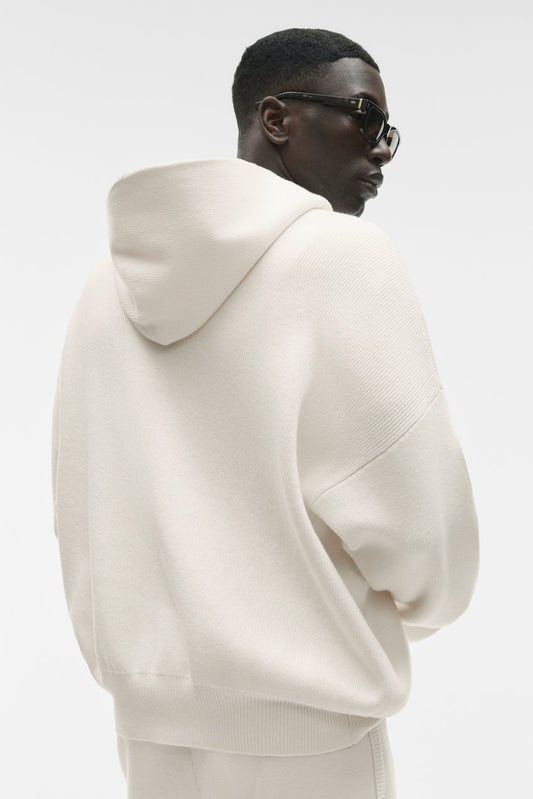 Scholar Hooded Sweater - Ivory