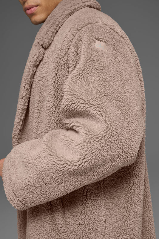 Oversized Sherpa Trench - Chai Latte