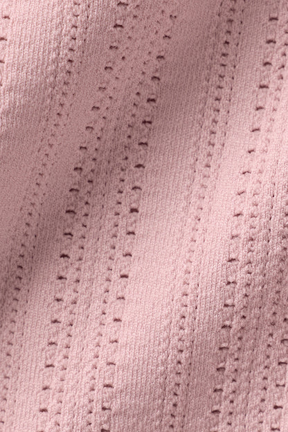 Seamless Pointelle Tank - Vintage Pink