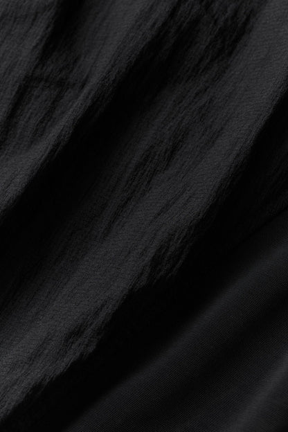 1/4 Zip Go Time Pullover - Black