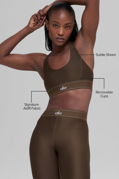 Airlift Suit Up Bra - Espresso